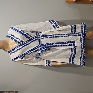 LACE the label wrap embroidered dress / cover up